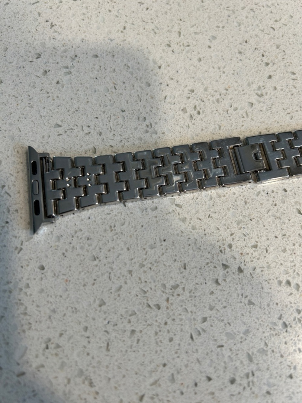 Luxe Crystal Apple Watch Bracelet ✨ Statement Jewelry Band | Silver Bling Strap - Picture 7 of 11